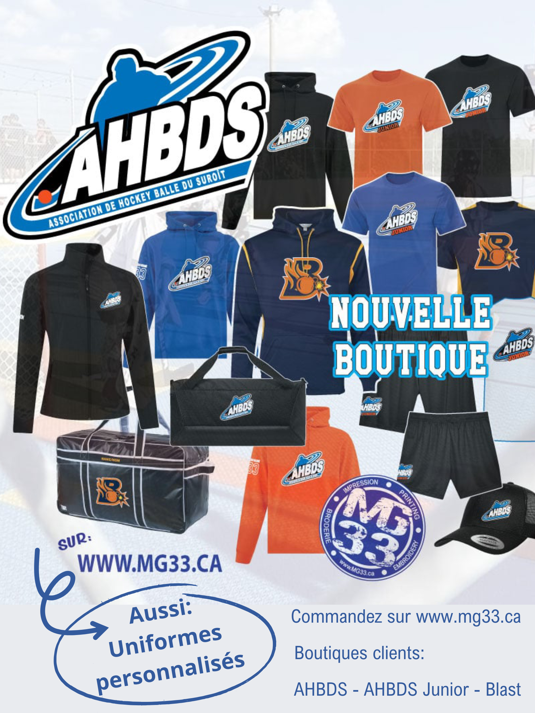 Boutique en ligne MG33